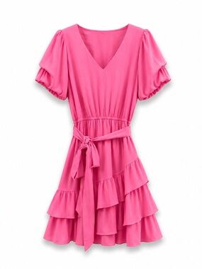 Lilly Pulitzer • Martha Stretch Dress Prosecco Pink NWOT